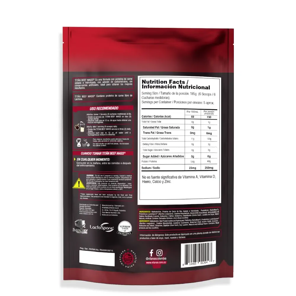 Tabla-nutricional-titan-beef-mass-x2lb-vitanas