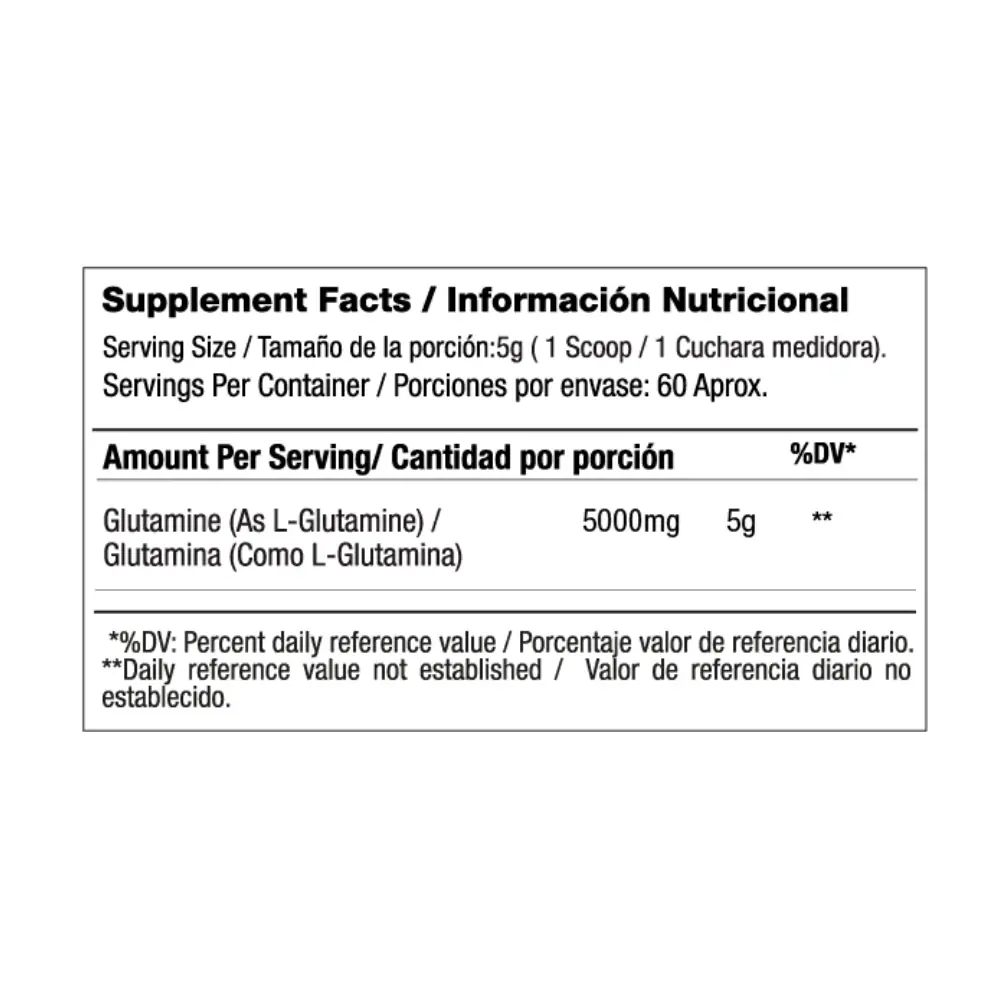 informacion-nutricional-glutamine-fast-60-serv.-vitanas